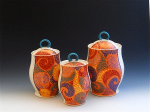 A new canister set with the mosaic pattern!